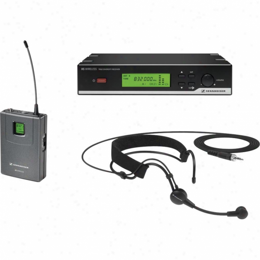 Sennheiser Xsw 52 A Frequency Headmic Set Wireless Microphone System