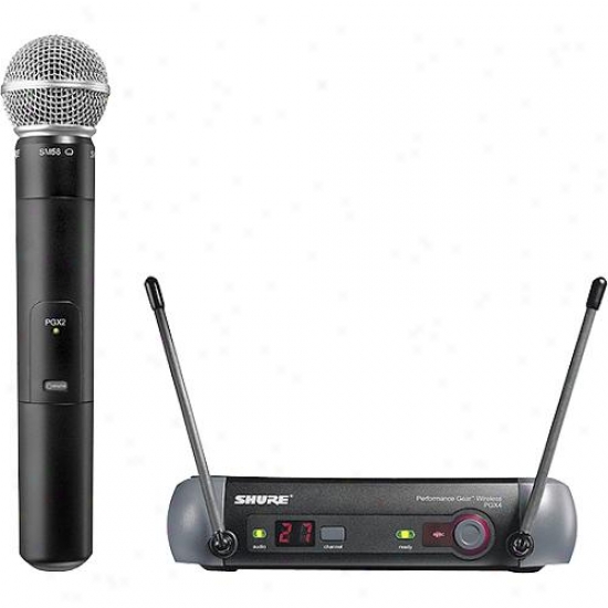 Shure Handheld Wireless Microphone Kit Pgx24/58-j6