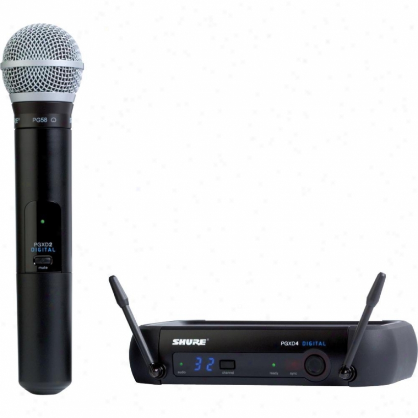 Shure Pgxd24/pg58 Pgx Series Handheld Digital Wireless System