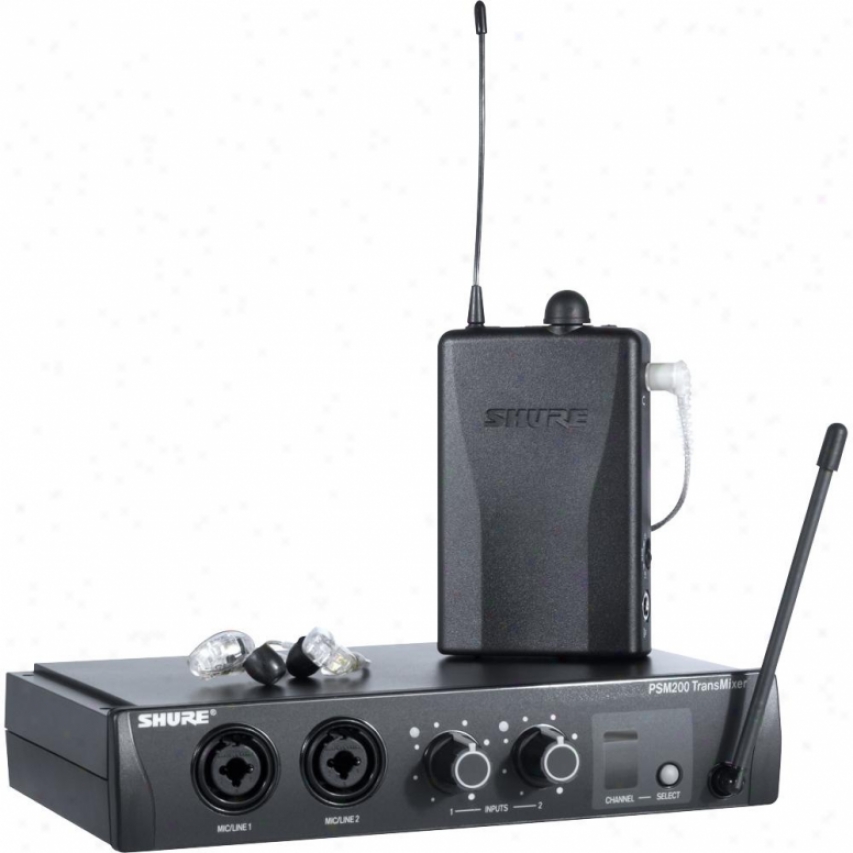 Shure Psm 200 Wireless Live Monitoring System - P2tr215cl-h2