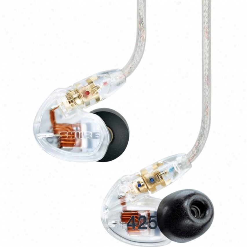 Shure Se425 Dual Driver Earphones - Clear