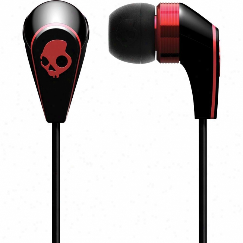 Skullcandy 50/50 2011 Black/red Earphones W/ Mic - S2fffm-034