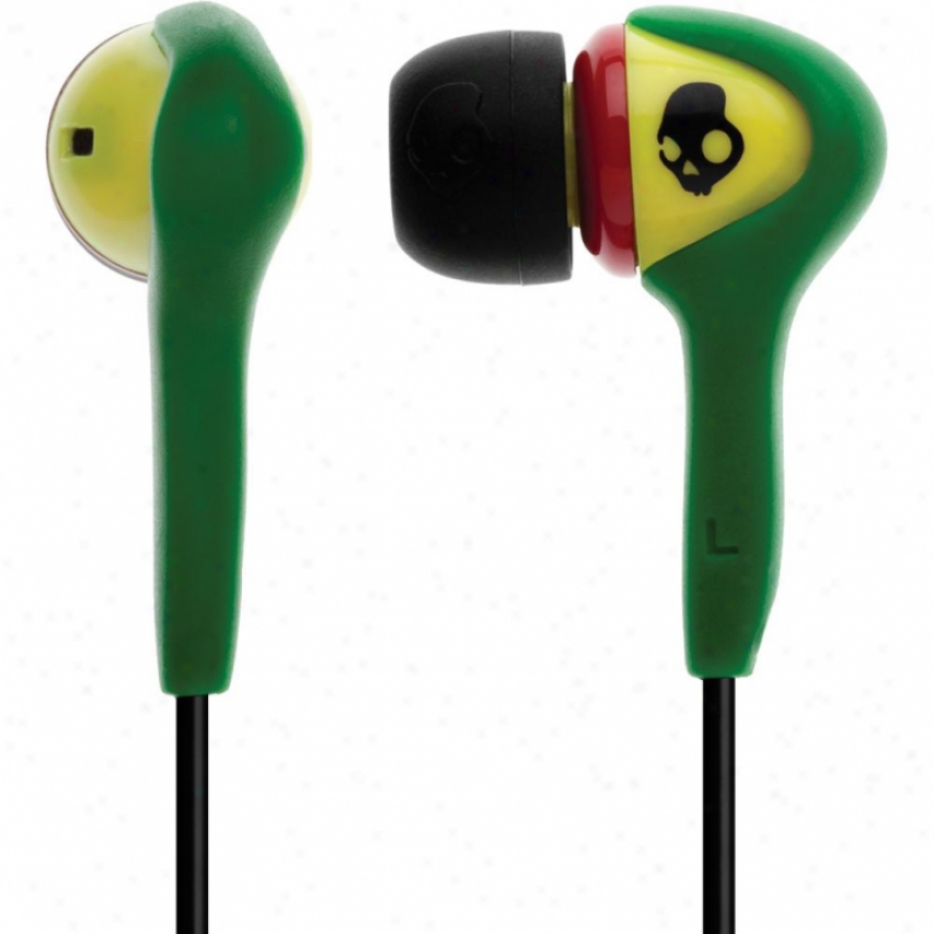 Skullcandy Smokin 2011 Buds Earphones - Rasta - S2sbdz058