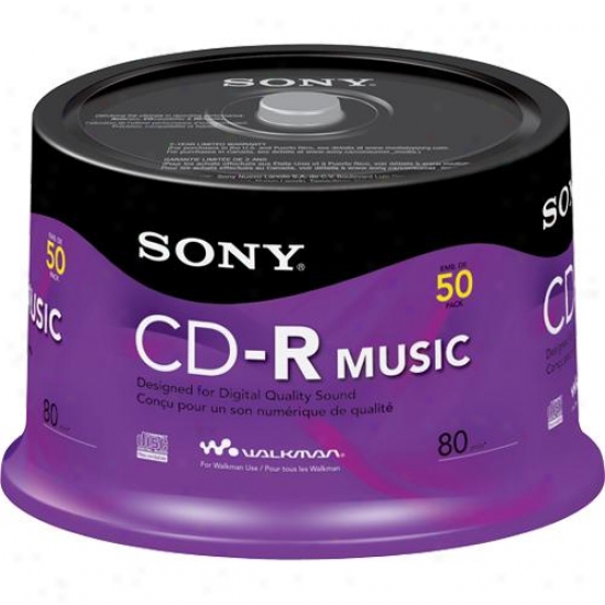 Sony 50crm80ls2 Cdr Music Recordable Cd Pack