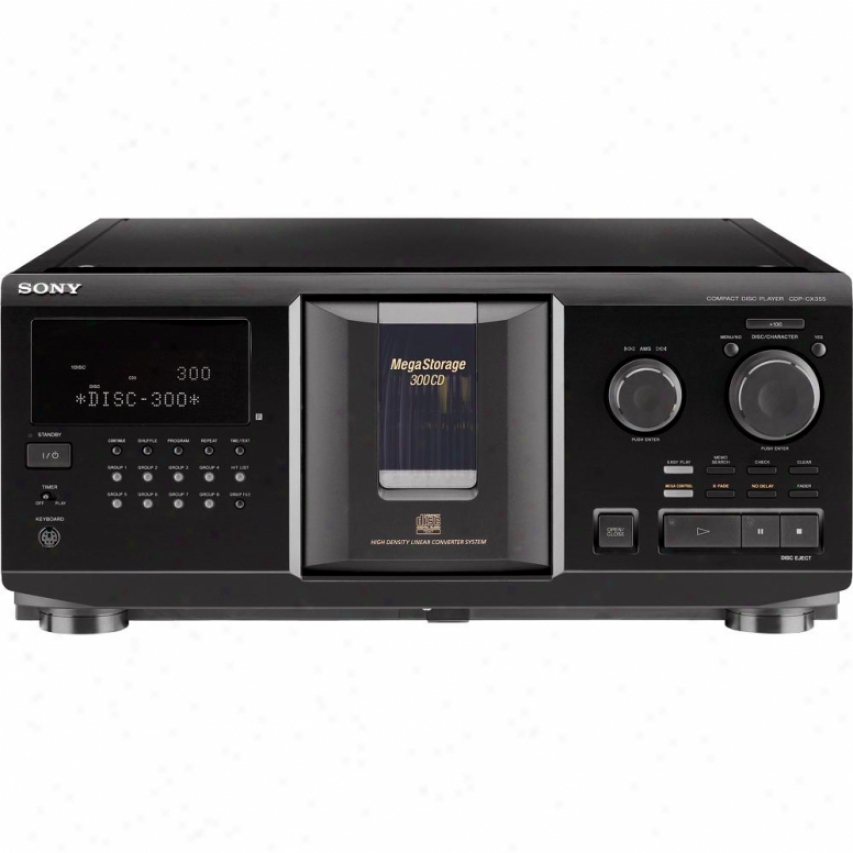 Sony Cdp-cx355 300 Disc Megaztorage Cd Changer