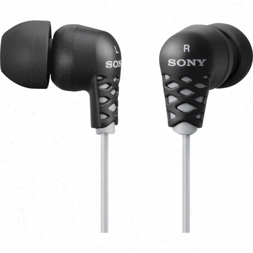 Sony Ex Earbuds Headphones - Black