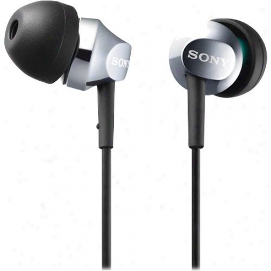 Sony Ex Earbuds - Silver - Noise Is
