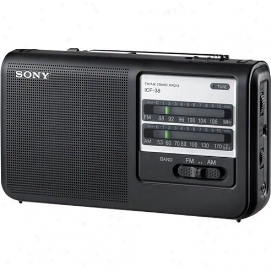 Sony Icf-38 Am/fm Portable Radio