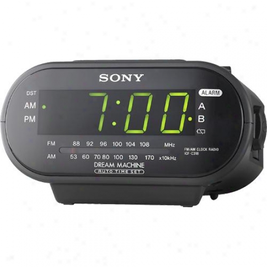 Sony Icf-c318 Am/fm Clock Radio ( Black )