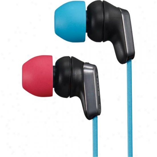 Sony Mdr-ex35lp/br Ex Earbuds - Blue/red