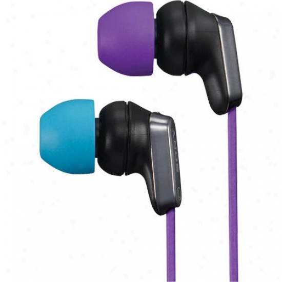 Sony Mdr-ex35lp/vb Ex Earbuds - Violet/blue