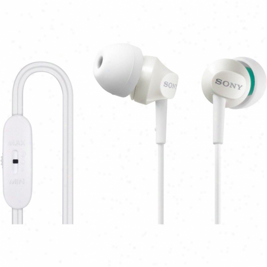 Sony Mdr-ex58v Ear Bud Headphones - Pale