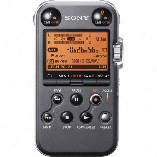 Sony Pcmm10b Portable Audio Recorder - Black