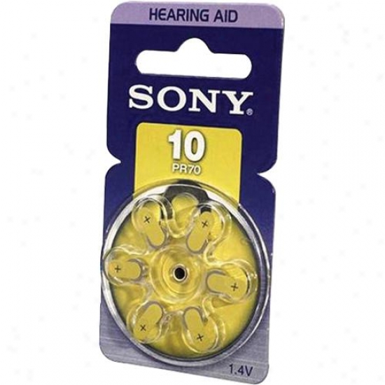 Sony Pr10 Zinc Air Battery Dial Multipack - 6-pack