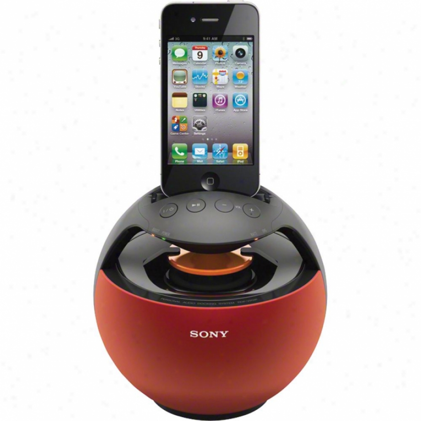 Sony Rdp-v20ip-red Portable Docking System - Red