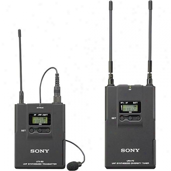 Sony Uwpv1/4244 Lav Mic - Body0ack Tx Portable Rx Wireless System