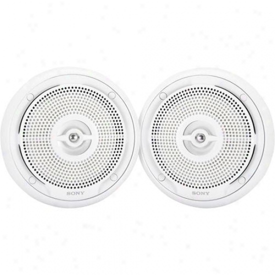 Sony Xs-mp1620w 6-1/2" Pair Marine Speakr - White