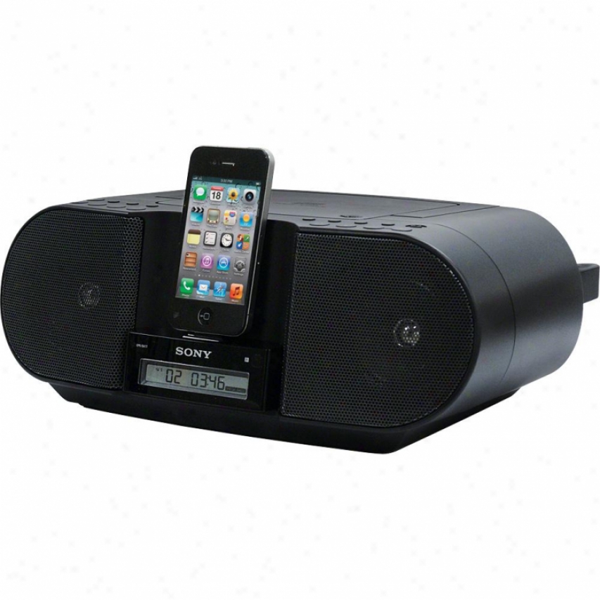 Sony Zs-s3ip Cd Boombox With Dock For Ipod And Iphone