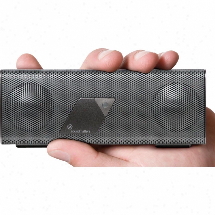 Soundmatters Foxl-v2 Bluetooth Portable Stereo Speaker - Platinum Edition