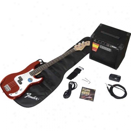 Squier&reg; 030-1670-025 Precision Bass&reg; With Amp