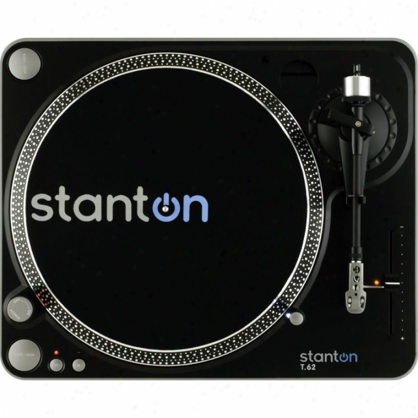 Stanton Magnetics T62b Direct Drive Analog Turntable