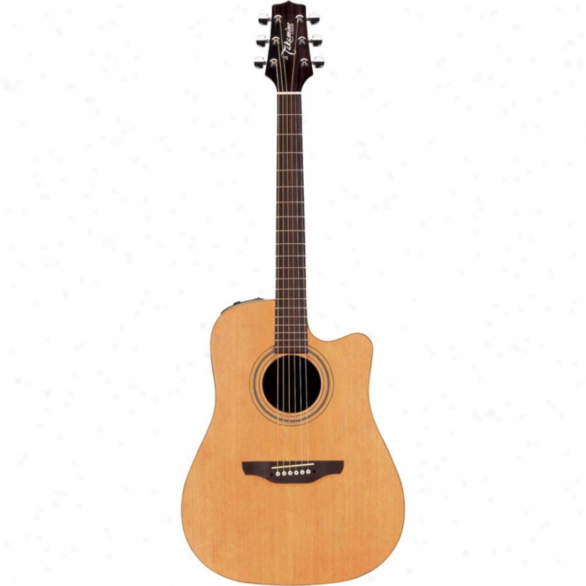 Takamine Dreadnaught Cutaway 6-string Acoustic-electric Guitar - Satin Natural