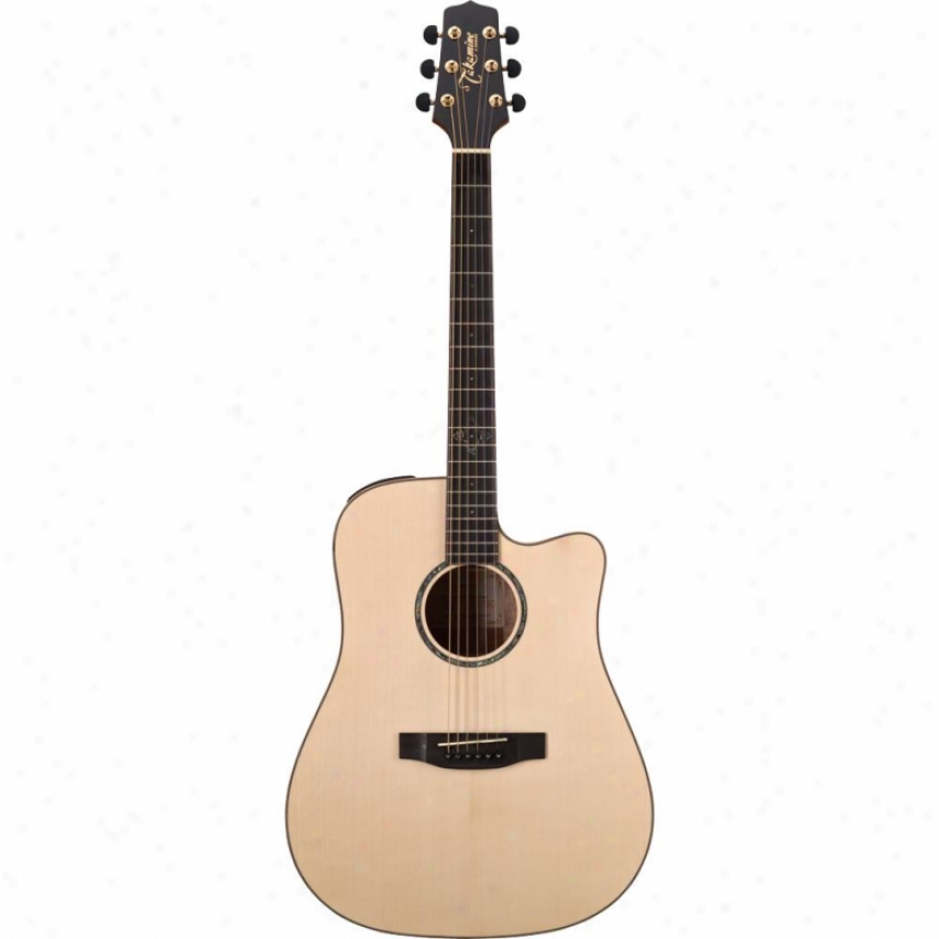 Takamine Dreadnaught Cutaway 6-string Acoustic-electric Guitar - Gloss Natural