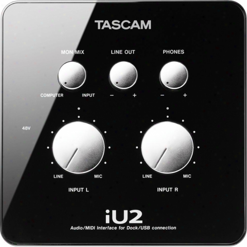 Tascam Iu2 Audio / Midi Interface For Ios Devices