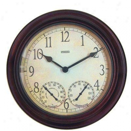 Taylor Sf 14" Metal Garden Clock