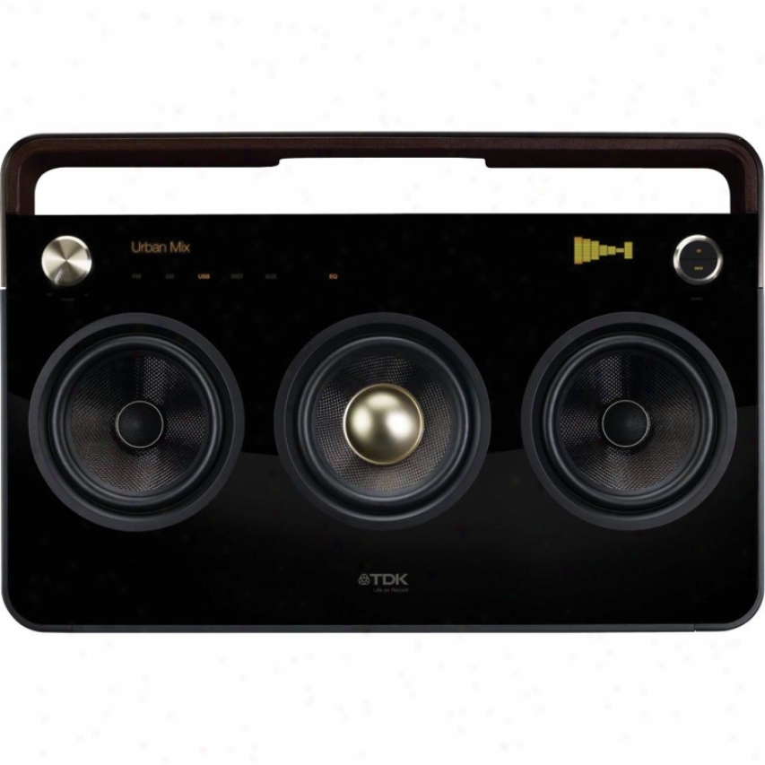 Tdk 3 Speaker Boombox Audio System - Black - 77000015360