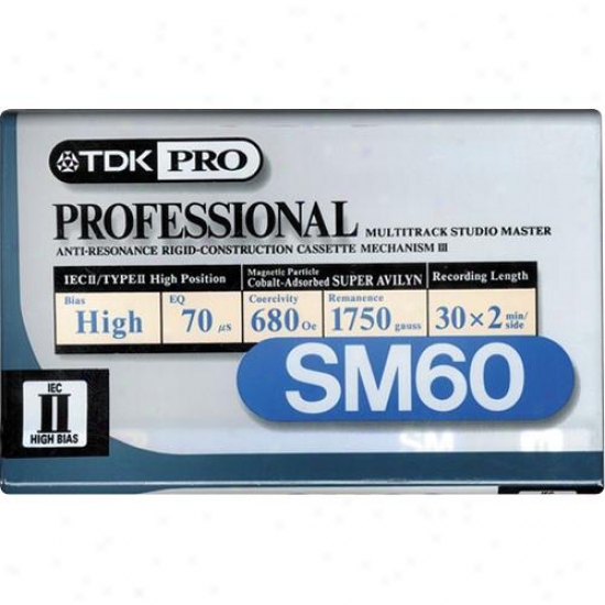 Tdk Sm60 60 Minute Pro Premium Profoundly Bias Audio Tape