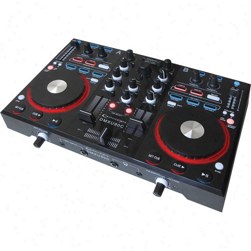 Technicak Pro Dmxu90c Dj Mixer With Controller Card