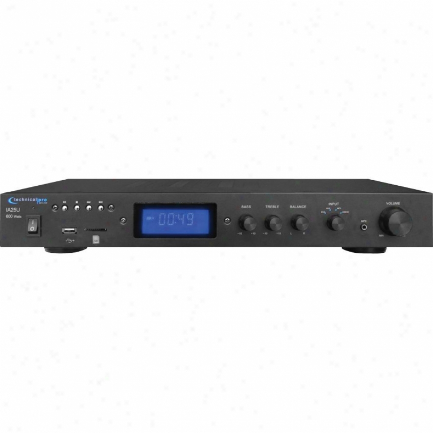 Technical Pro I2a5u Integrated Amplifier W/ Usb & Sd Card Inputs