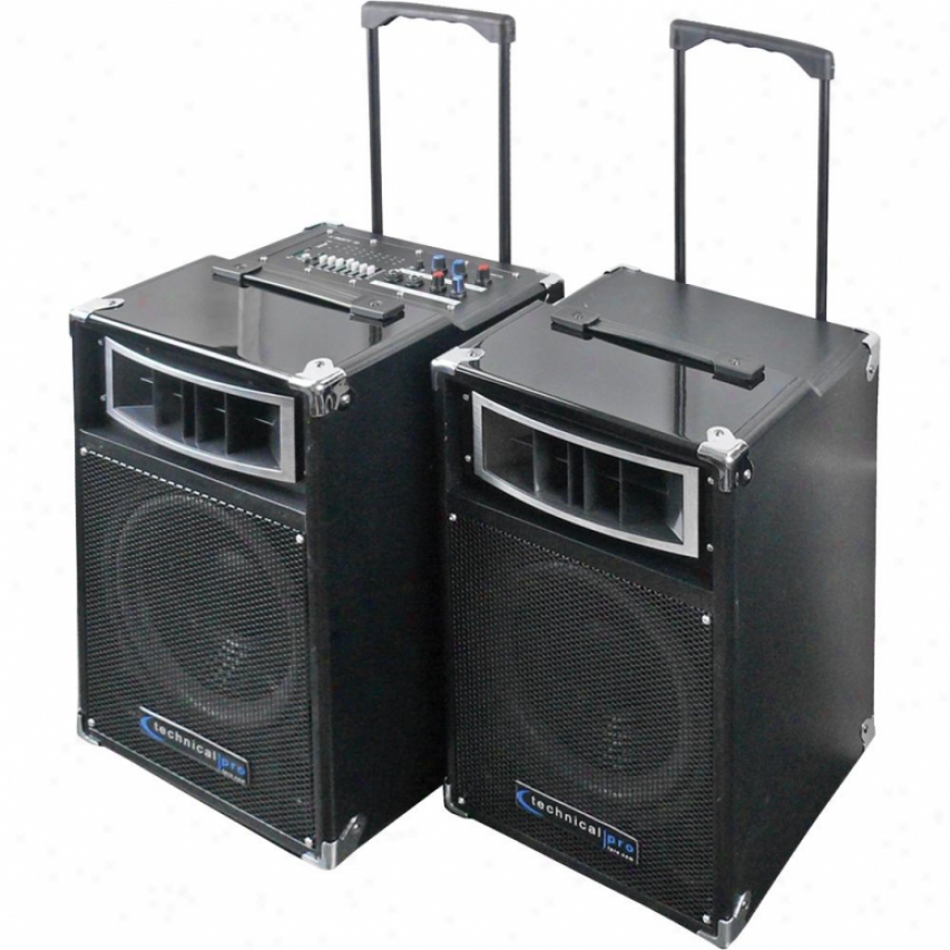 Technical Pro Portable Audio System Blaco Uparty10