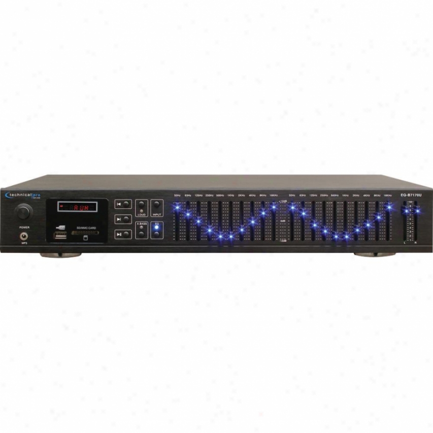 Technical Pro Professional Dual 10 Band Equalizer - Eq-b7170u