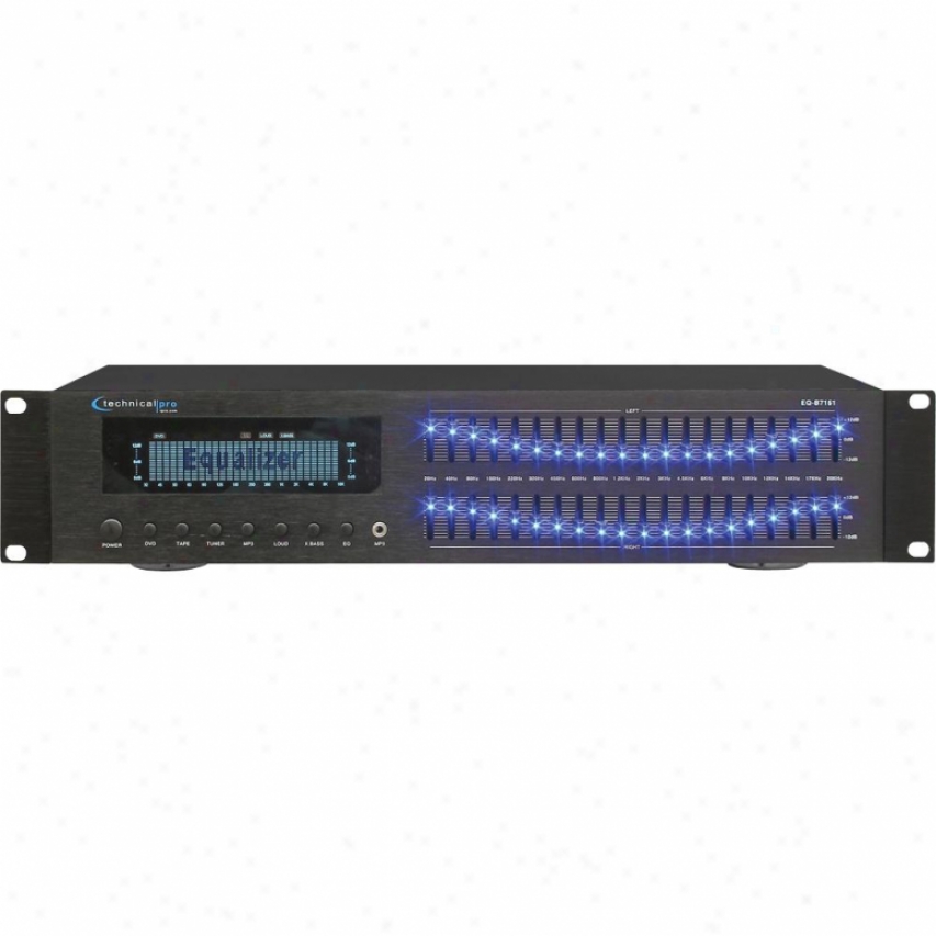 Technical Pro Professional Dual 20 Band Equalizer - Eq-b7151