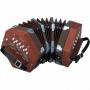 Hohner Harmonica D40 Concertina - Red Lacquer Finish