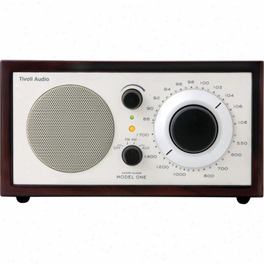 Tivoli Audio Kloss Model One Am/fm Table Radio (clear Glossy Lacquer)