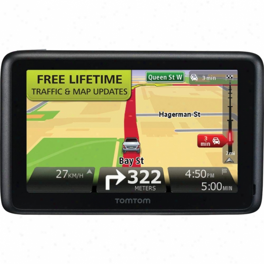 Tomfom Go 2535 Tm 5" Gps Navigator With Lifetime Traffic & Map Updates