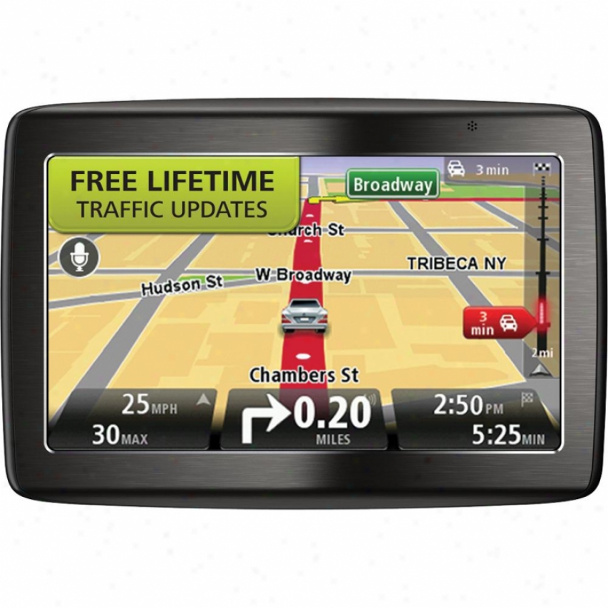 Tomtom Via 1535 5" Gps Navigation System With Lifetime Traffic Updates