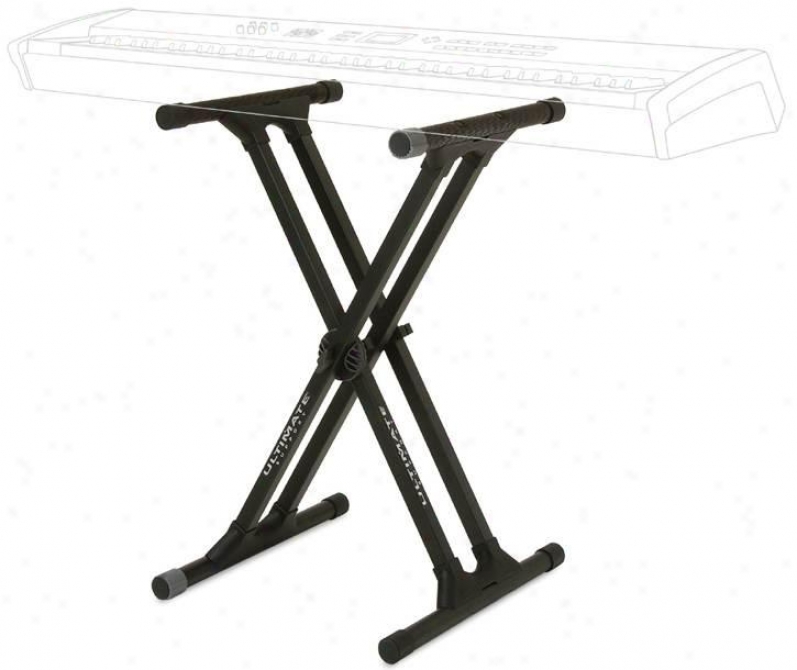 Ultimzte K3yboard X-stand, Black Heavy Dhty Double Brac3 Stand