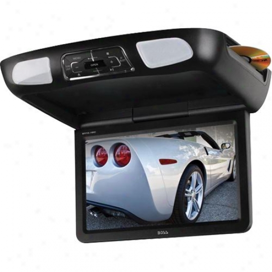 Vehicle 10.1-inch Flip Down Tft Monitor With Built-in Dvd Player