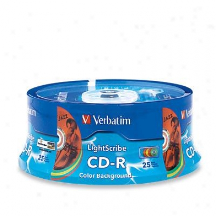 Verbatim Cd-r 80min 700m 52x Color 25pk