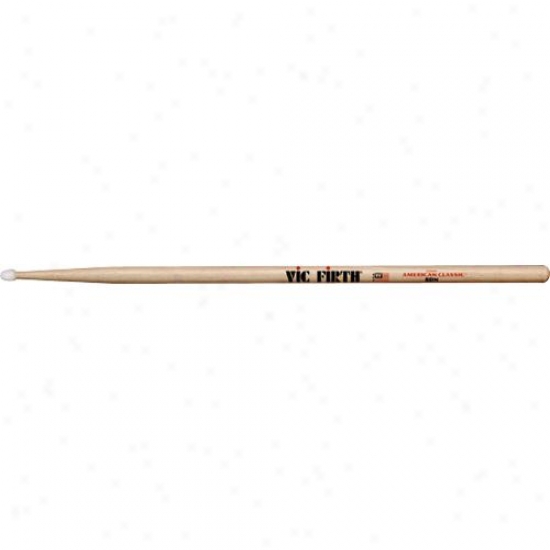 Vic Firth 8dn American Classic Nylon Tip Hickory Drumsicks