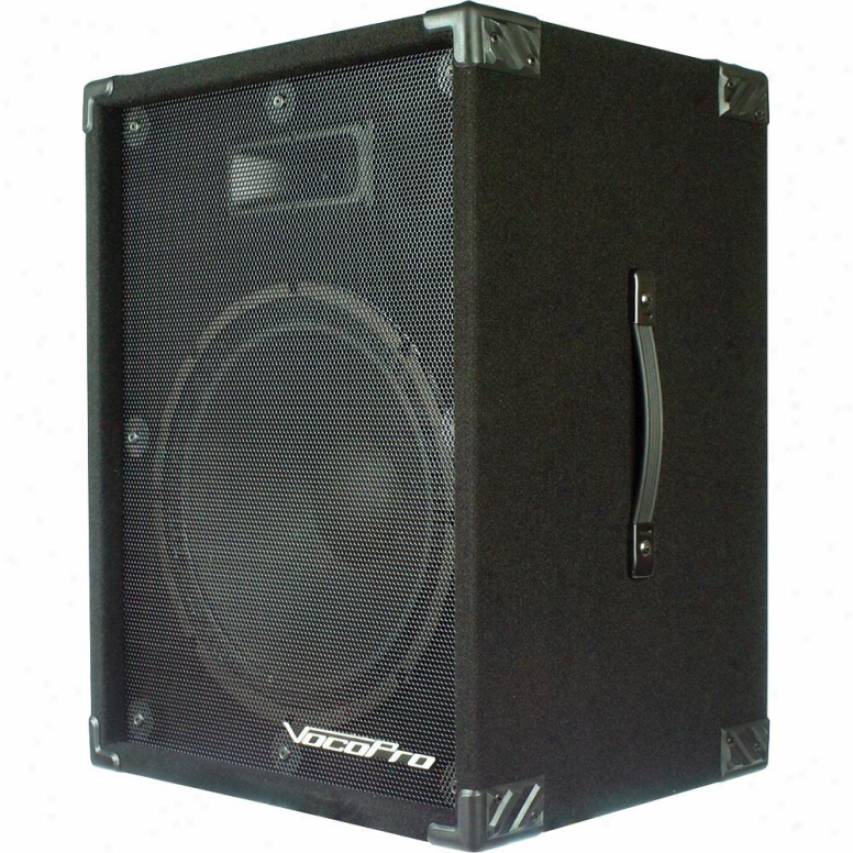 Vocopro 400w Active Speaker W/ Built In Digital cEho Mixer Active 15" Vocal Spea