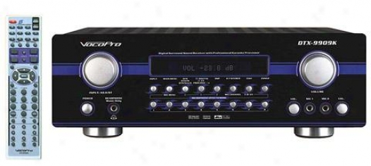 Vocopro 700w Max 7.1 Surrlund Sound Receiver With Pro Vocal Dsp Processing