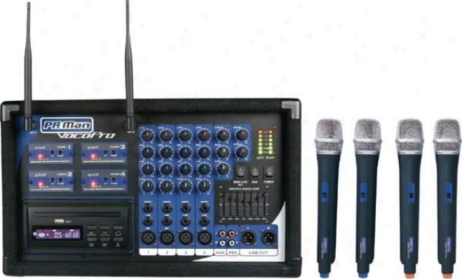 Vocopro Four Channel All-in-one Pa System Paman
