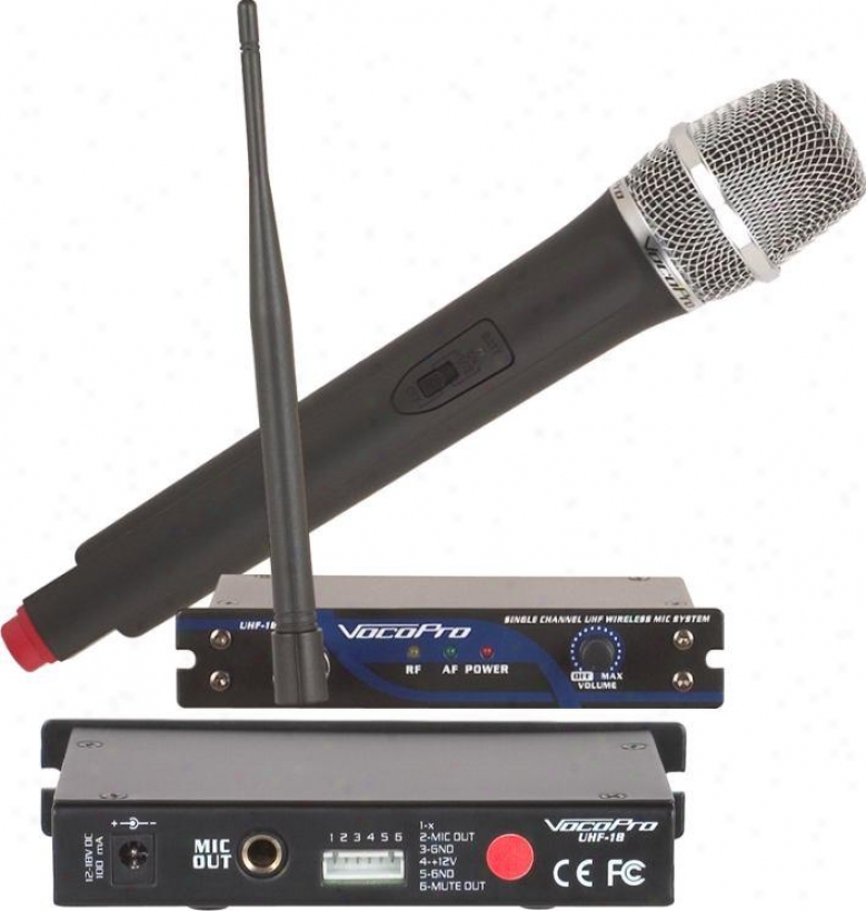 Vocopro Single Water-course Uhf Wireless Mic System