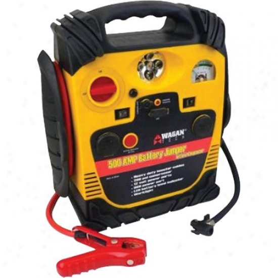 Wagan Tech 2544 500-watt Battery Jumpstarte rWith Air Compressor