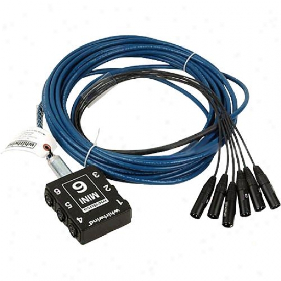 Whirlwind Ms-6-m-nr-025 Mini Series 6-channel Snake Cable